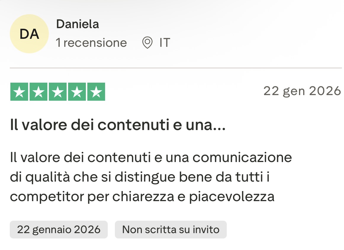Recensione Traccia Abitudini Circolare