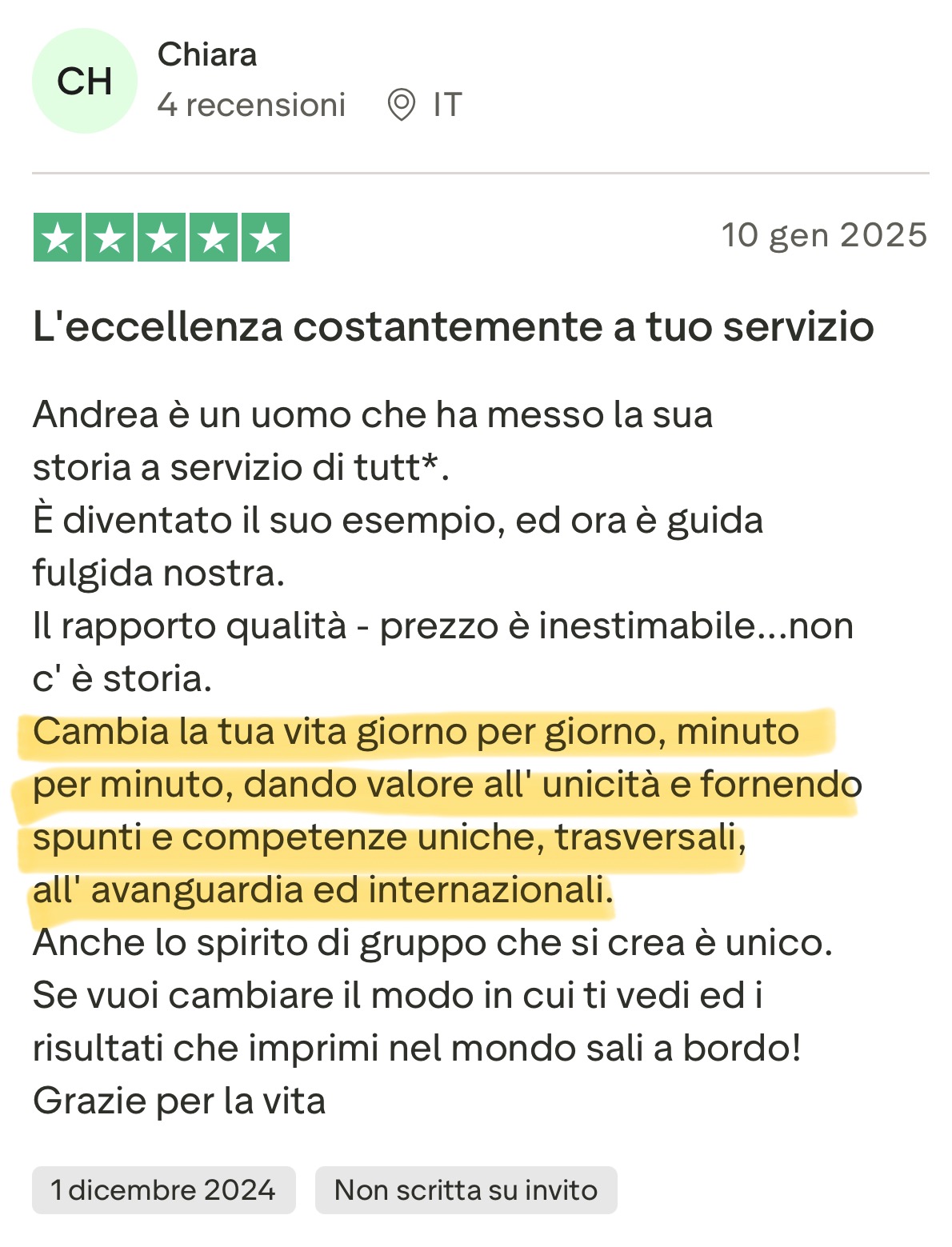 Recensione Traccia Abitudini Circolare