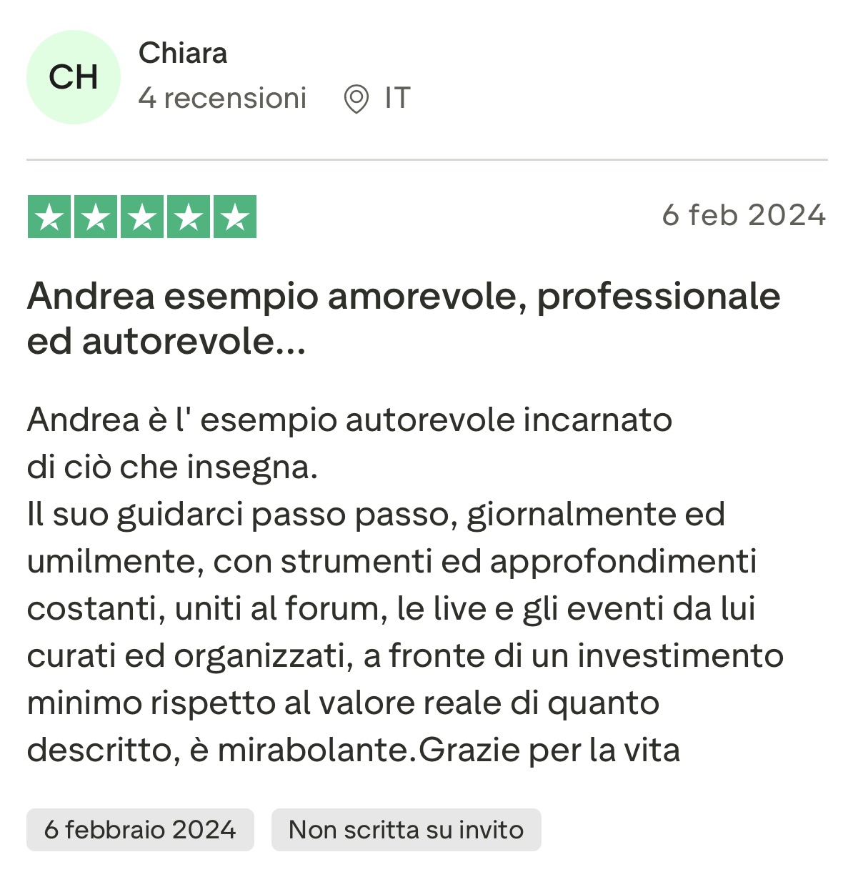 Recensione Traccia Abitudini Circolare